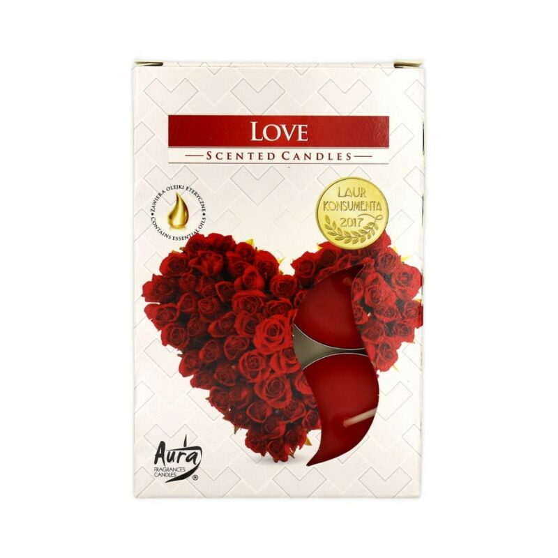 Duftkerzen "Love" - 6er Pack Teelichter | goopri