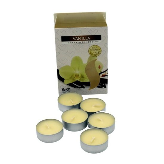 Duftkerzen "Vanille" - 6er Pack Teelichter | goopri