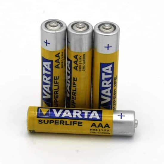 Batterie VARTA Superlife Micro AAA 4er Packung | goopri