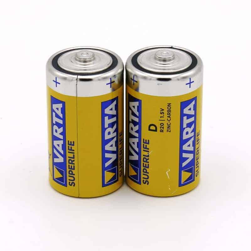 Batterie VARTA Superlife Mono - Typ D - 2 Stück | goopri