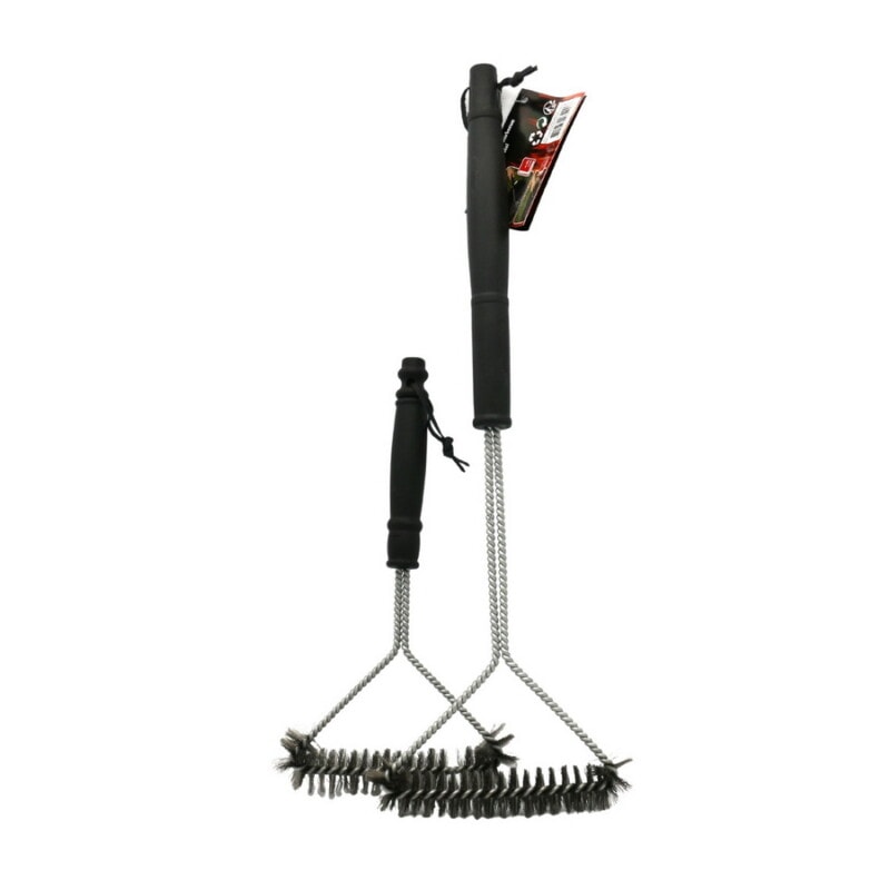 Grillbürsten-Set - Kurze und lange Grillbürste- 2er Set BBQ collection
