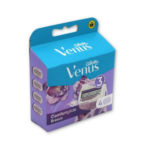 Rasierer Gillette Women Venus Breeze Comfortglide 4er Ersatzklingen