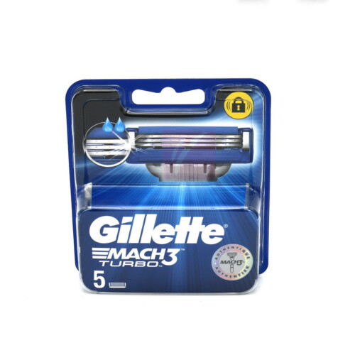 Ersatzklingen Gillette Mach3 Turbo 5er Klingen